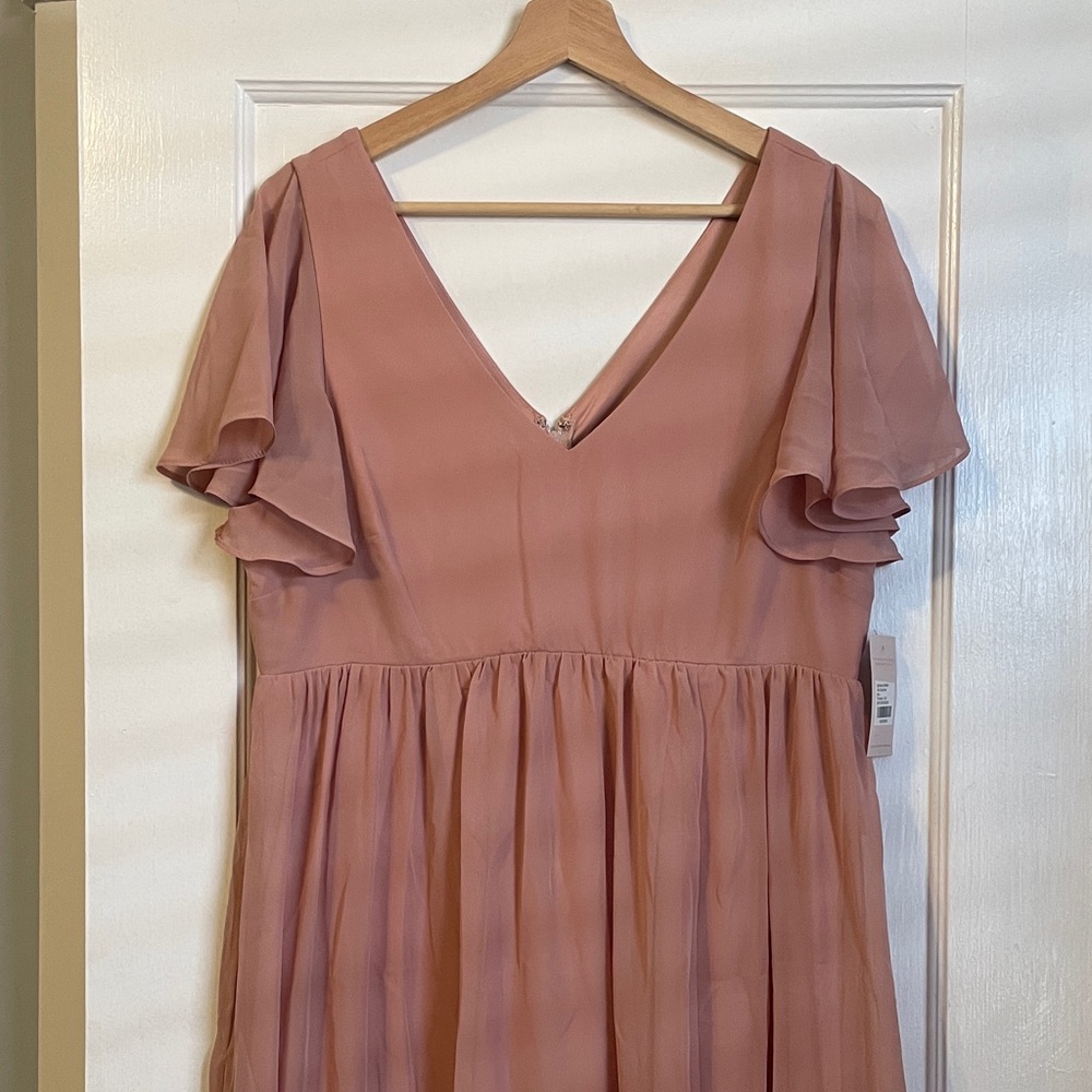 Birdy Grey Dusty Rose Full Length Dress